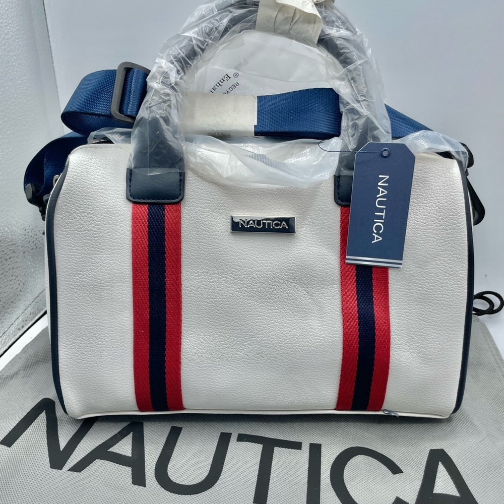Nautica White Satchel Bag